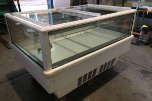 Hűtő, bemutató panorámás hűtősziget, CALIPSO 150x100 cm, normál hőfok termékképek