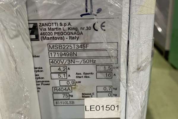 Monoblokk Zanotti MSB225T345F  "+" hűtési tartomány termékképek