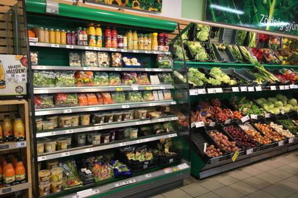 Hűtő fali regál zöldséges LINDE termékképek