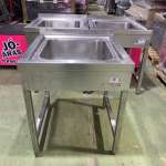 Rozsdamentes egymedencés mosogató termékképek