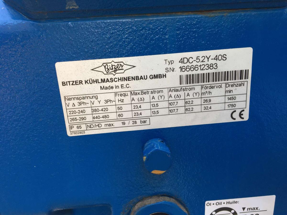 Bitzer 4DC-5.2Y-40S kompresszor – termékfotó elölnézet