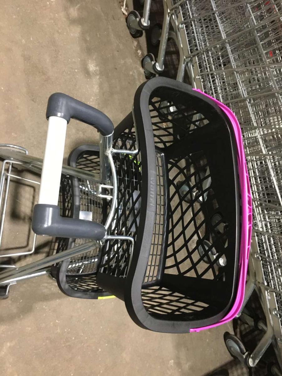 Új, vagy újszerű Wanzl Pick Up GT R 26 kocsi 2 darab kosárral – termékfotó felülnézet