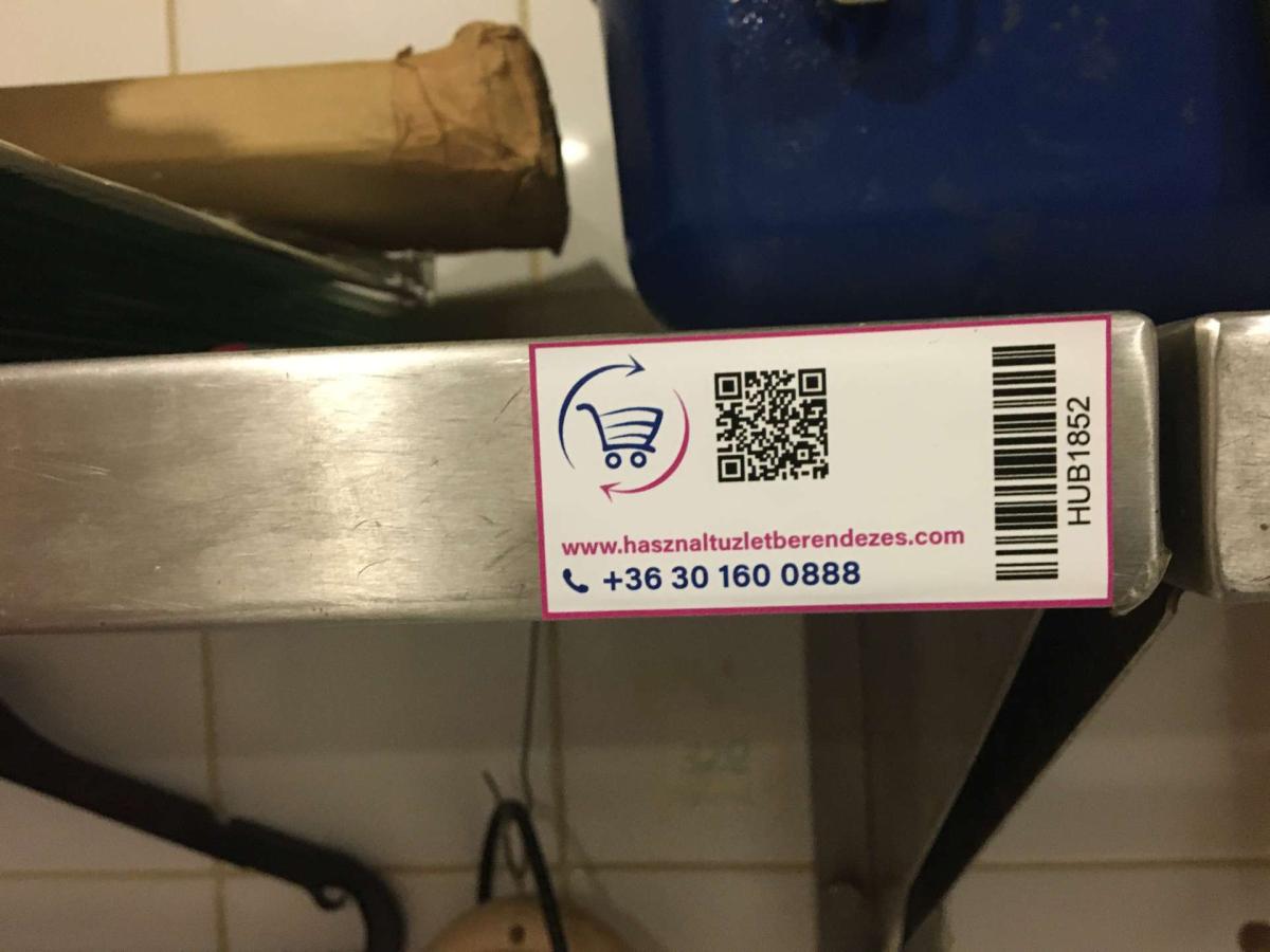 Fali polc fix konzolos 100/120/170/180*30-as – termékfotó hátulról