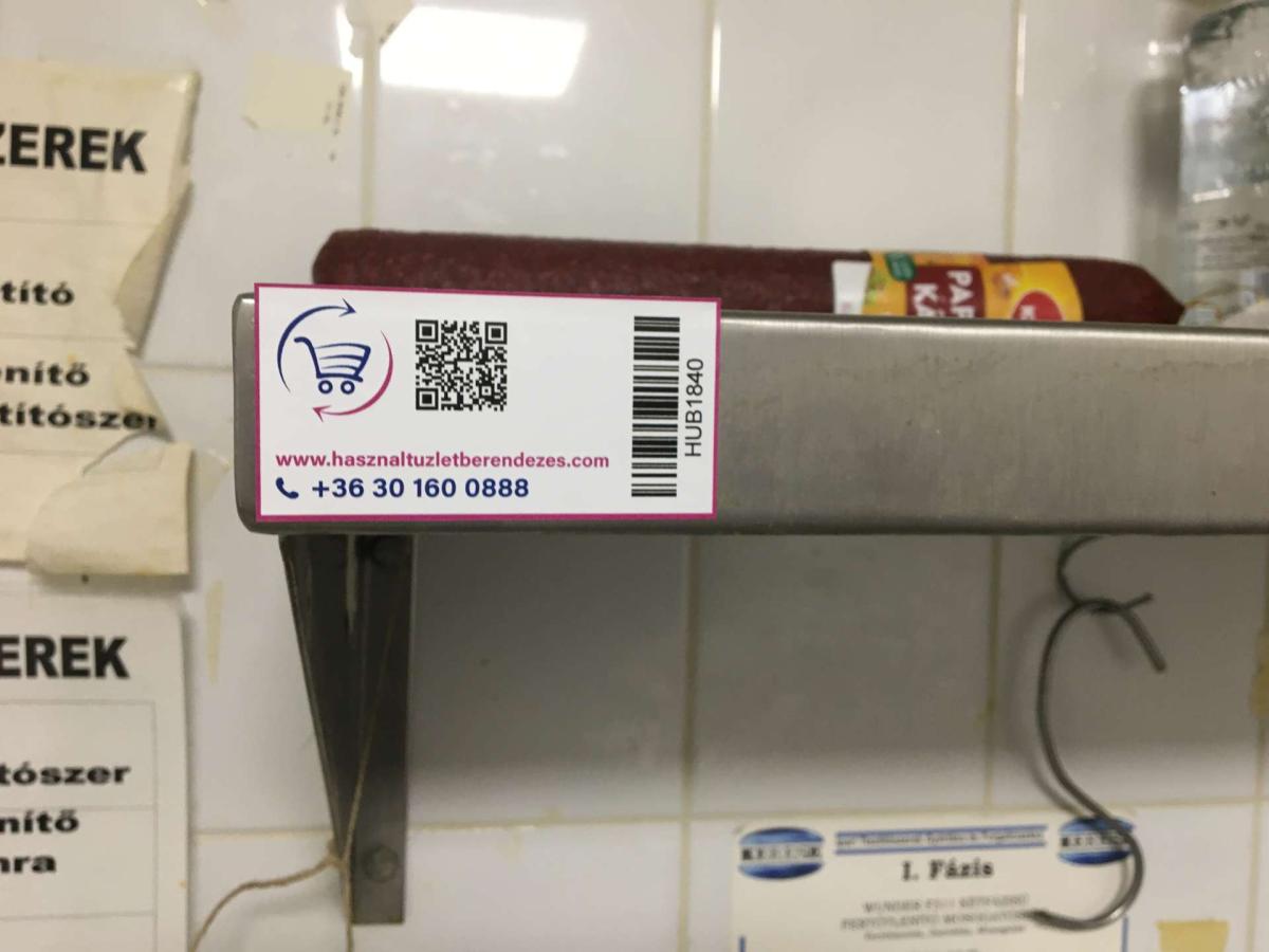 Fali polc fix konzolos 100/120/170/180*30-as – termékfotó 45° nézet