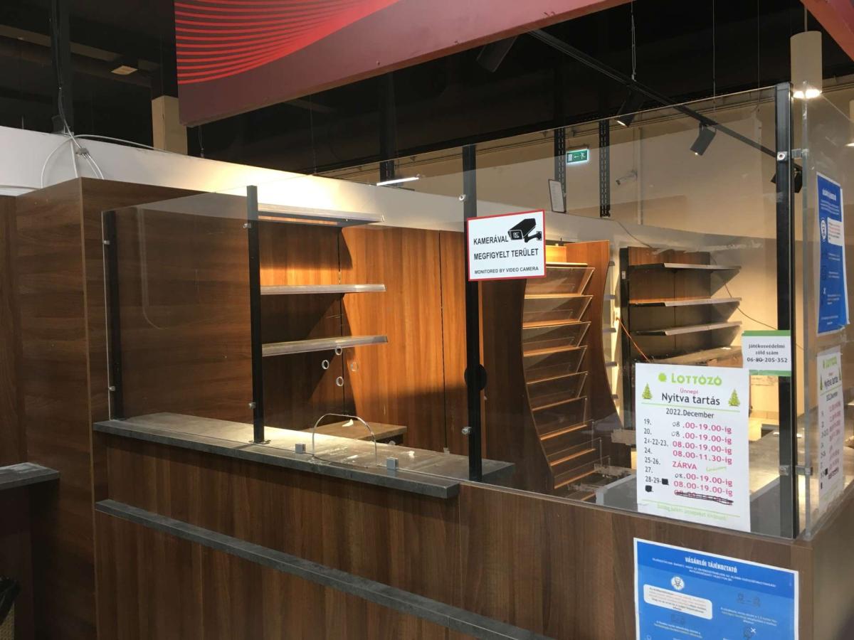 Plexi lap, " Covidplexi " 200*80*0,7 – termékfotó hátulról