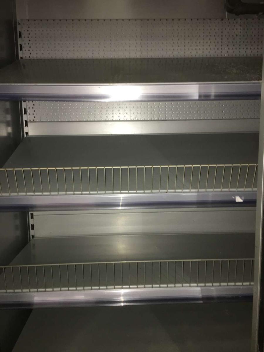 TEGO polcrendszer világos szürke színben – termékfotó jobb oldalról