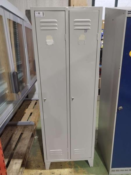 Öltözőszekrény, 2 ajtós METALOBOX PROJECT 2