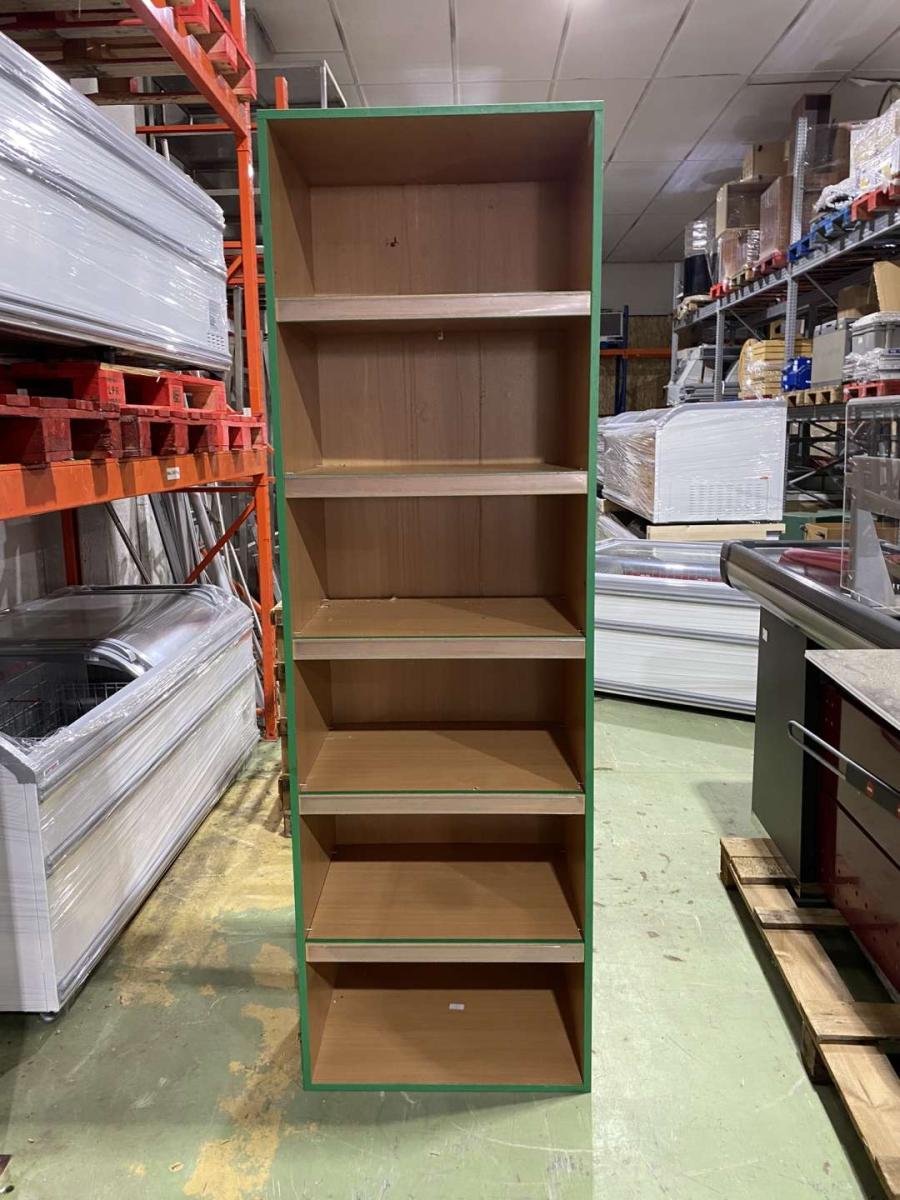 Tároló polc, egyedi oszloptakaráshoz – termékfotó elölnézet