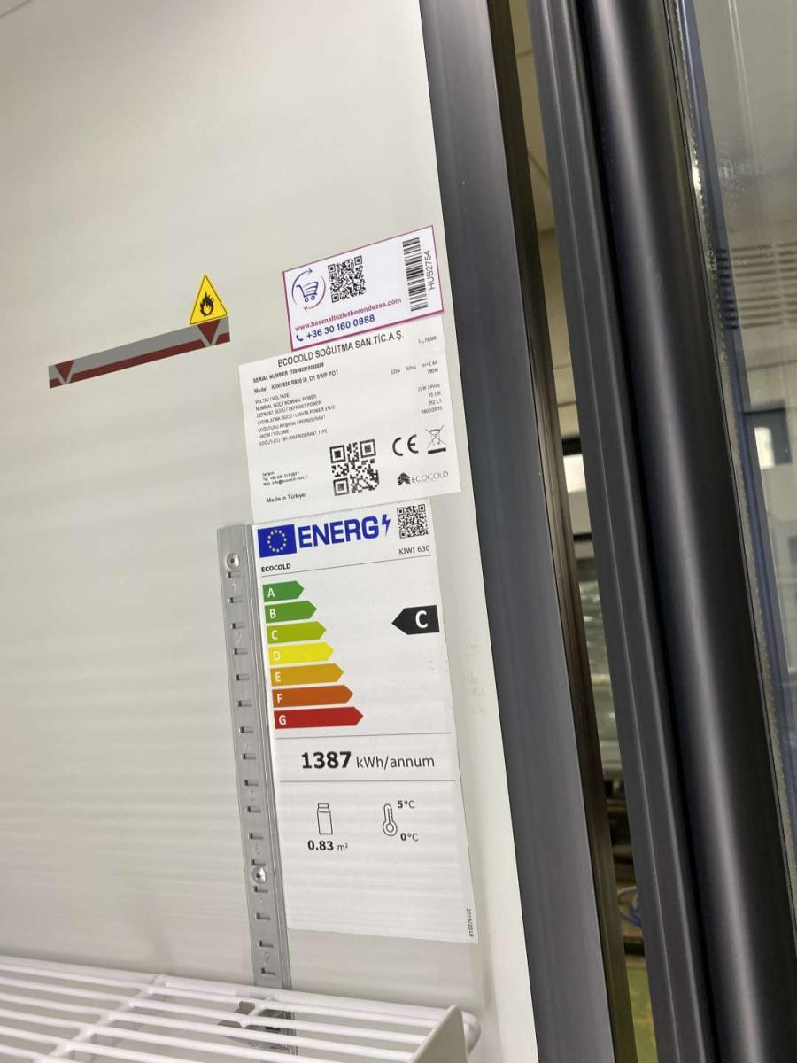 Új ECOCOLD KIWI 630 beépített aggregátoros hűtő (+) – termékfotó alulnézet