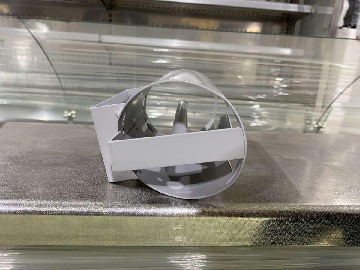 Új zacskótépő, zacskóadagoló, rollnis tasak adagoló – termékfotó alulnézet