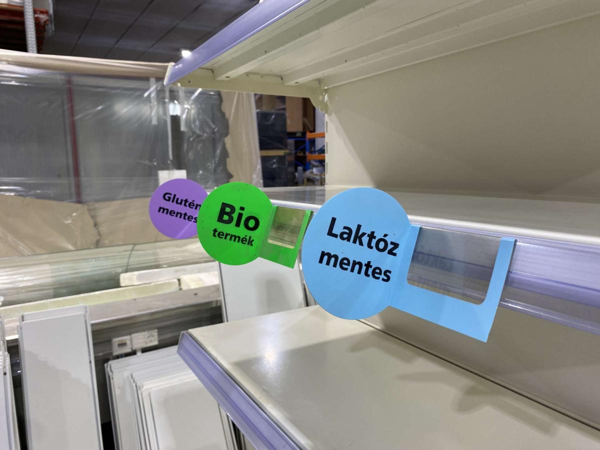 POS regalstopper, több fajta – termékfotó elölnézet