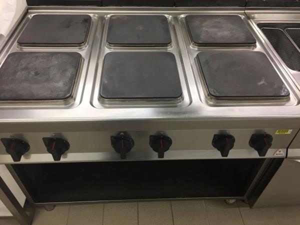 Bertos E9PQ6M 6 lapos elektromos tűzhely feltöltőcsappal