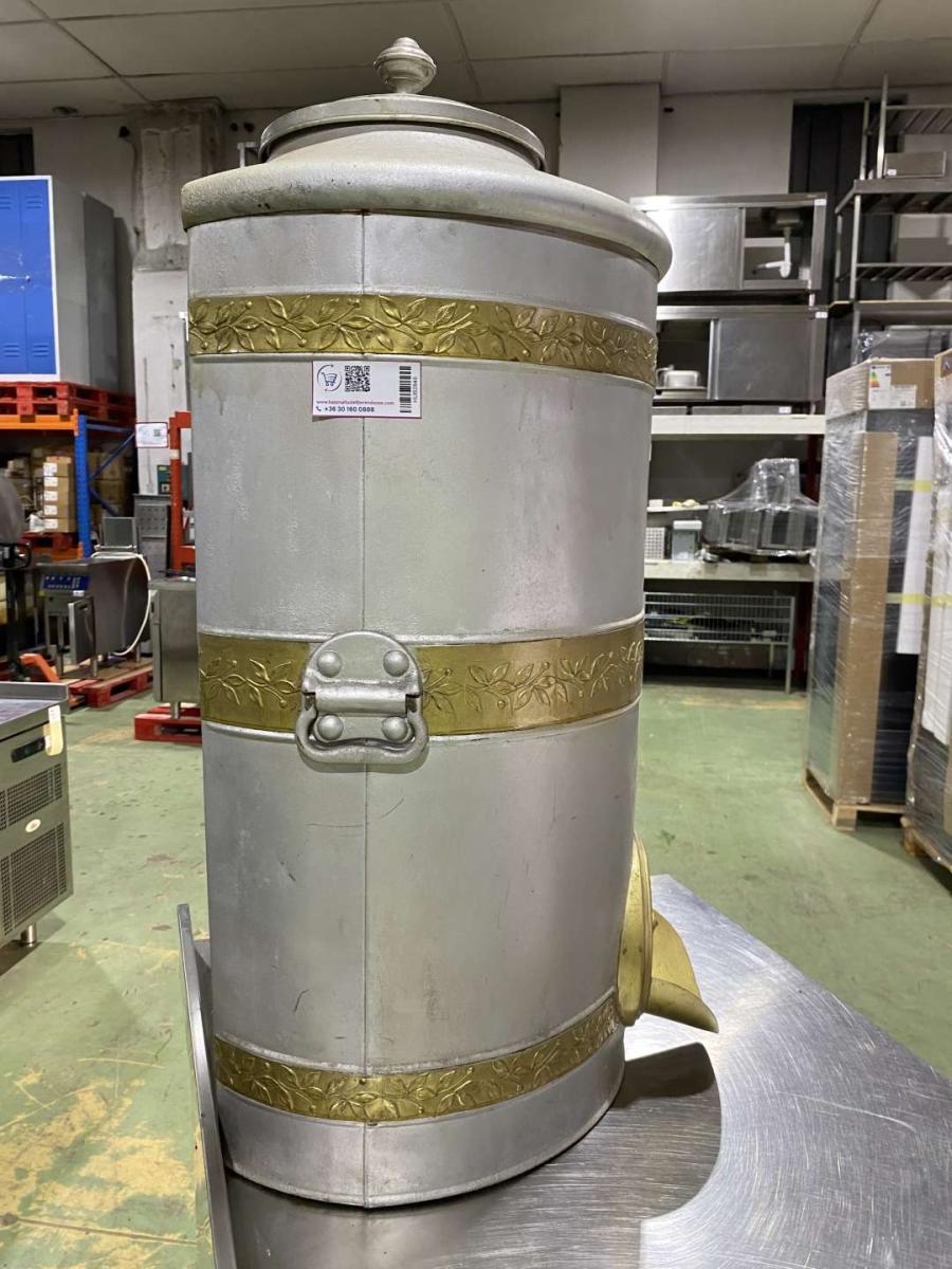 Antik szemeskévé adagoló, tároló – termékfotó jobb oldalról