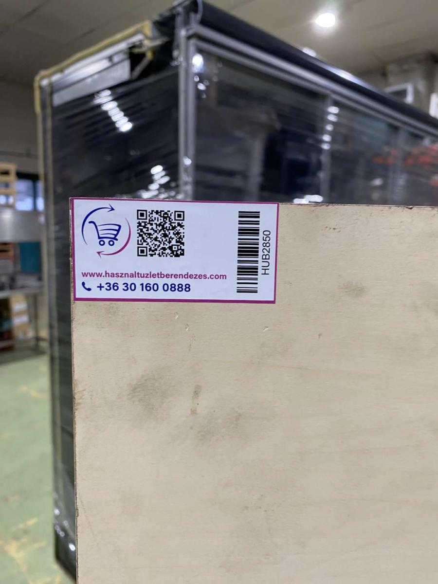 Rozsdamentes tálcaleszedő kocsi – termékfotó bal oldalról