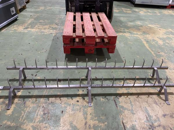 Horogsor kétszintes, rozsdamentes