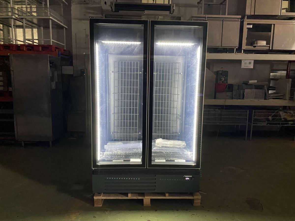 Új ECOCOLD Cherry M&amp;D NT 1300 2D (fagyasztó) beépített aggregátoros hűtő (-) – termékfotó hátulról