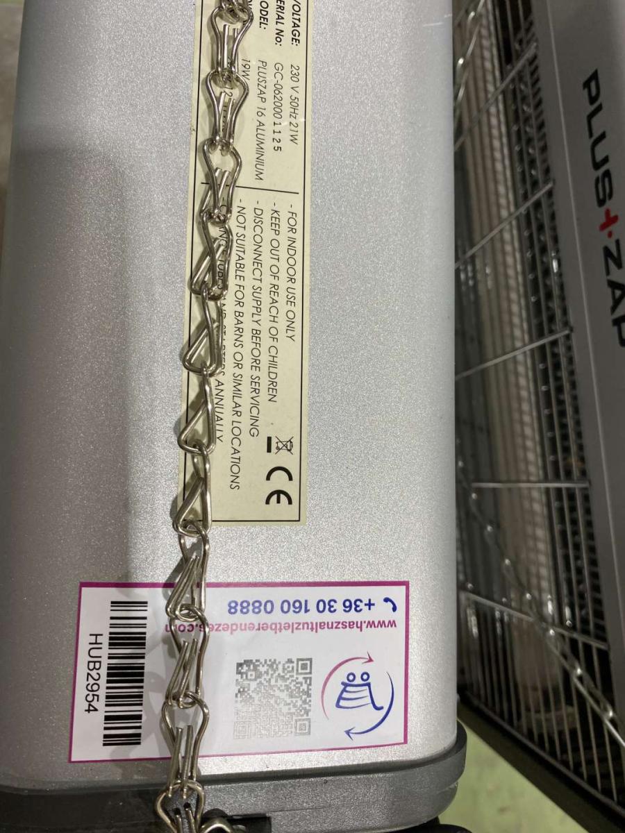 Plus Zap 30 rovarcsapda – termékfotó hátulról