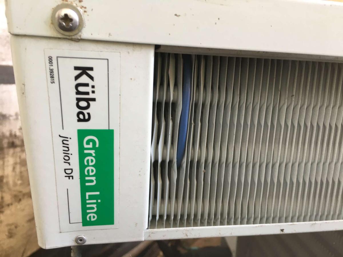 Elpárologtató GEA KÜBA DFA és DPB 022 (Junior) – termékfotó bal oldalról