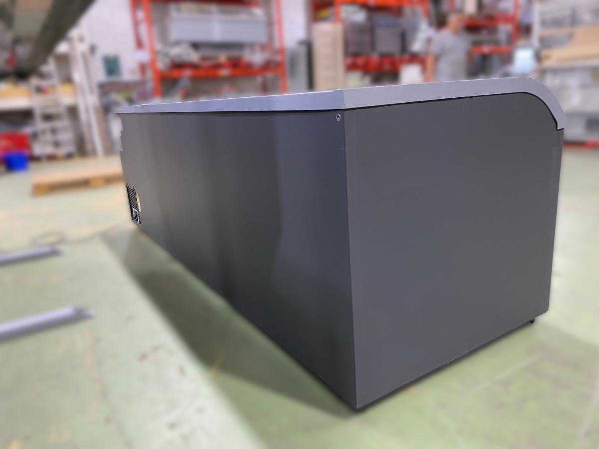 AHT MIAMI hűtőláda 250 szürke – termékfotó bal oldalról