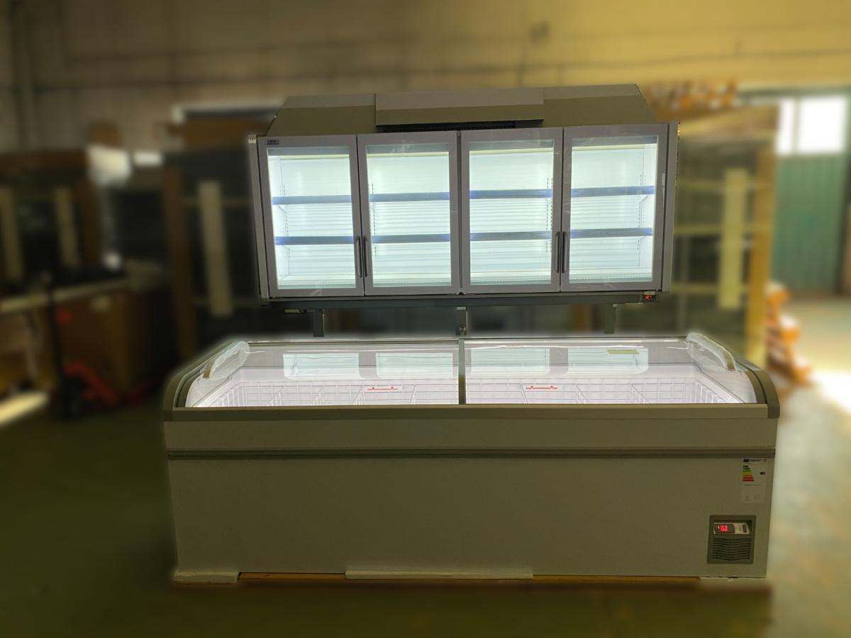 Új fagyasztóláda FV Hiron 185 – termékfotó 45° nézet