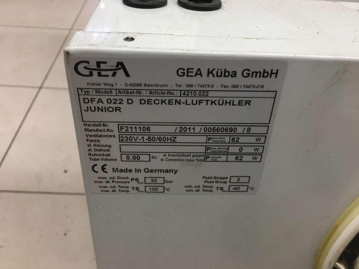 Elpárologtató GEA KÜBA DFA és DPB 022 (Junior) – termékfotó részlet