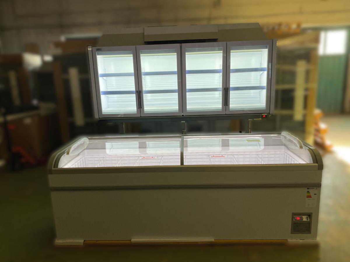 Új Hiron fagyasztóláda + EPTA Sound fagyasztószett 250 – termékfotó hátulról