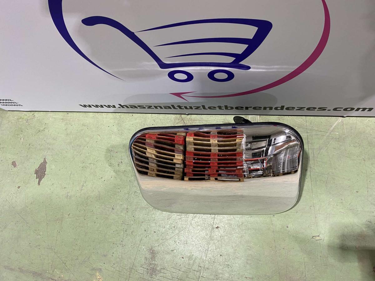 Szögletes detektívtükör, megfigyelőtükör, vevőfigyelőtükör – termékfotó elölnézet