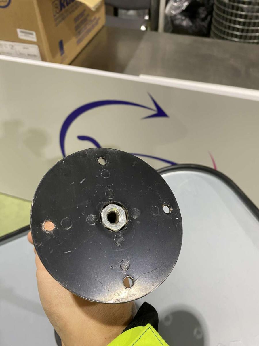 Szögletes detektívtükör, megfigyelőtükör, vevőfigyelőtükör – termékfotó felülnézet