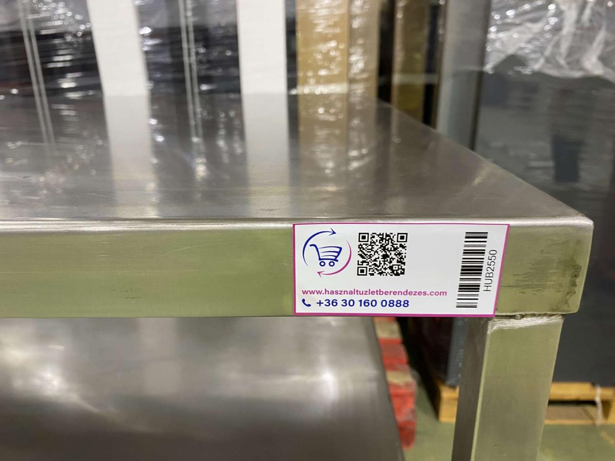 Rozsdamentes állvány, tároló 120*80*125 – termékfotó jobb oldalról