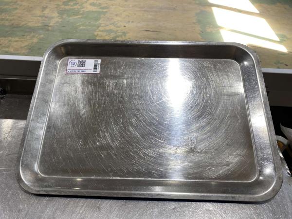 Rozsdamentes tálca 50*35*2 cm