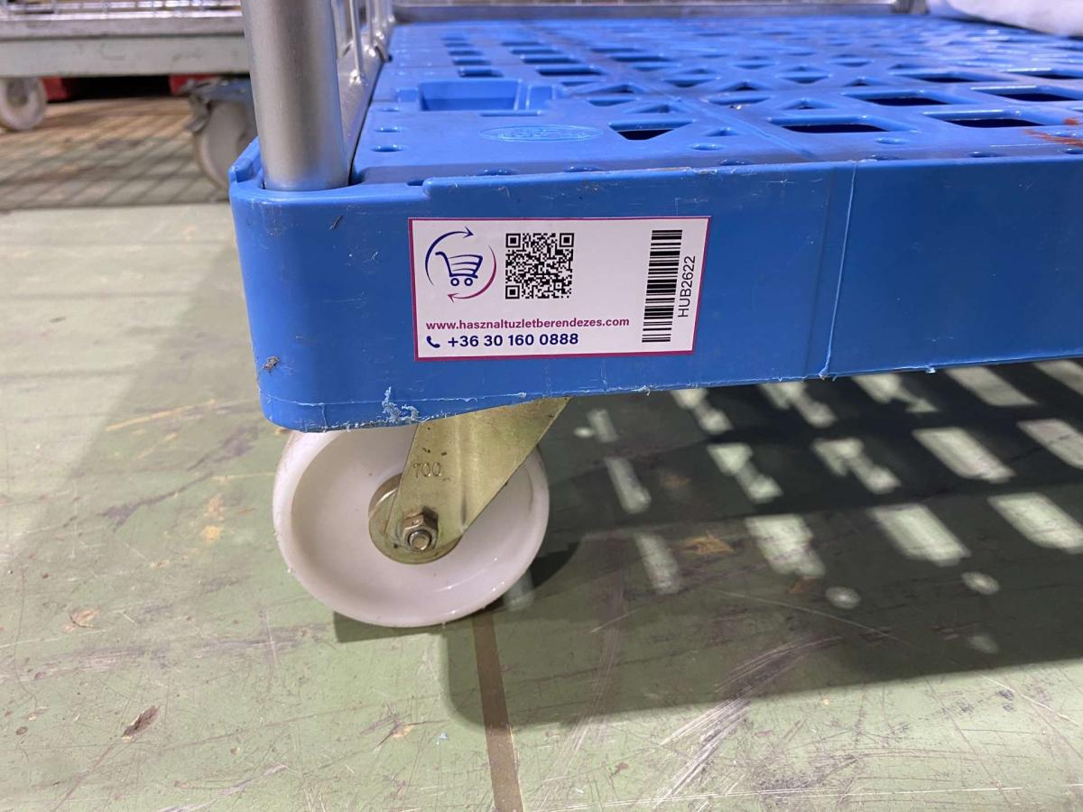Feil kétoldalról nyitott rollikocsi, rollkonténer – termékfotó hátulról