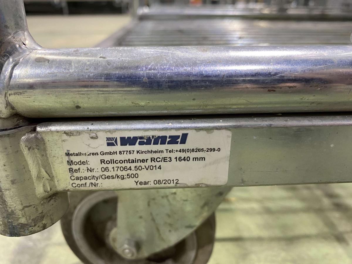 Wanzl kétoldalról nyitott rollikocsi, rollkonténer – termékfotó jobb oldalról