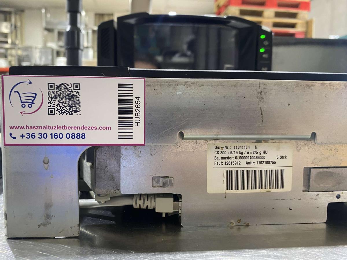 Kasszarendszer, mérlegszkenner Zebra, Bizerba, – termékfotó felülnézet