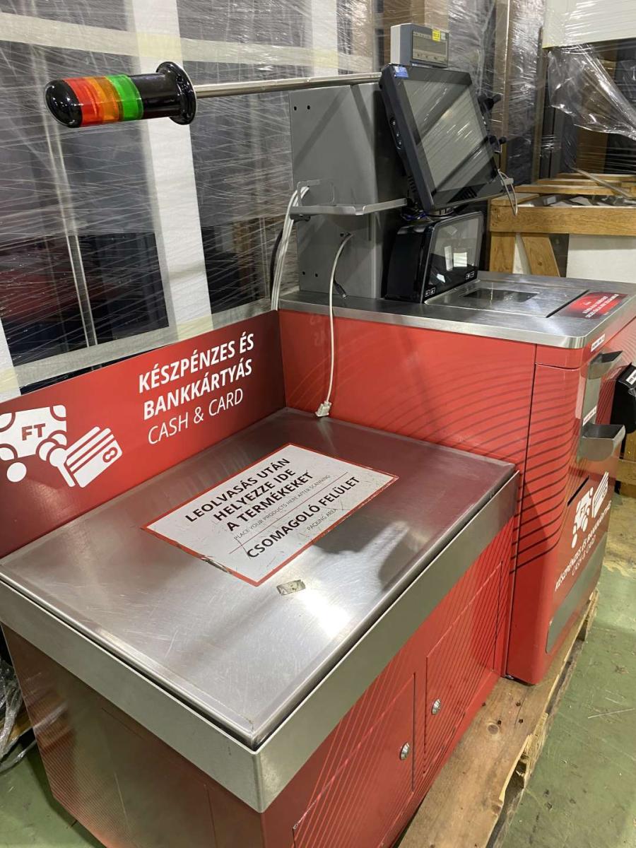 Önkiszolgáló kassza LAUREL – termékfotó felülnézet