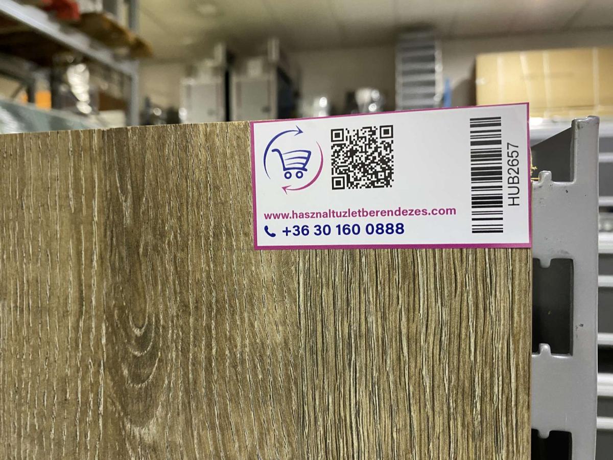 Zöldséges faliregál, Tegometall – termékfotó jobb oldalról