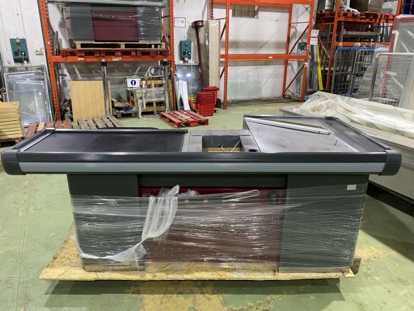 Kasszaasztal, Marsanz dupla elpakoló antracit-bordó_