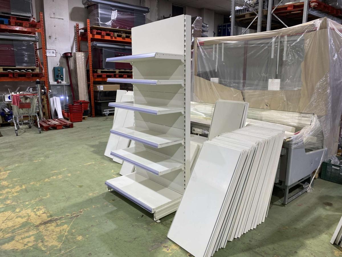 Tegometall polcrendszer, faliregál falipolc – termékfotó elölnézet