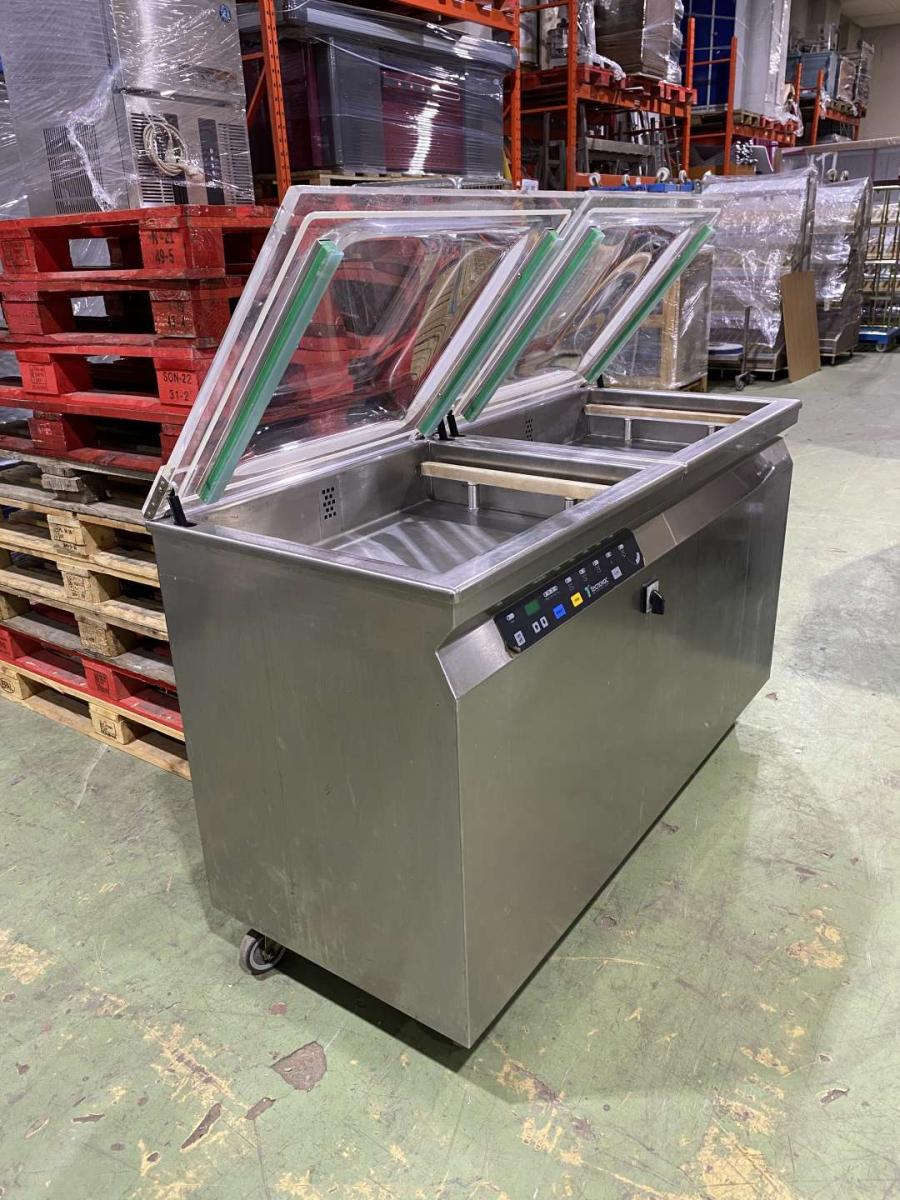 Duplakamrás Tecnovac vákuumozó ( vákumozó) – termékfotó jobb oldalról