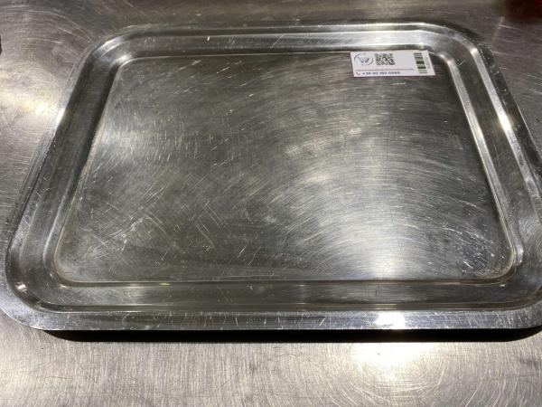 Rozsdamentes tálca 41*32,5*2 cm