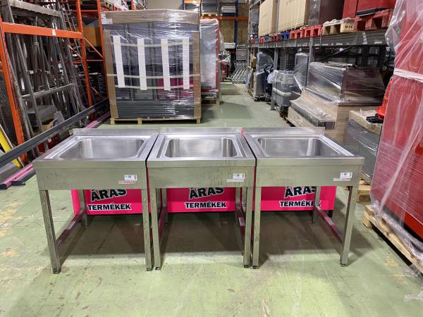 Rozsdamentes egymedencés mosogató