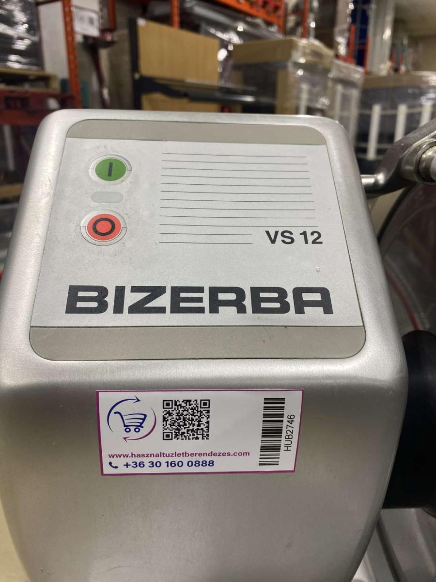 Bizerba VS 12 szeletelőgép – termékfotó jobb oldalról