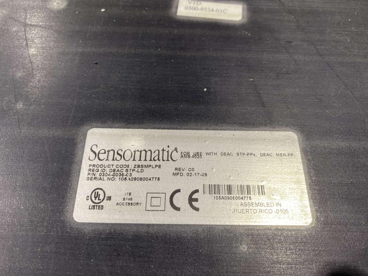 Sensormatic deaktiváló – termékfotó hátulról