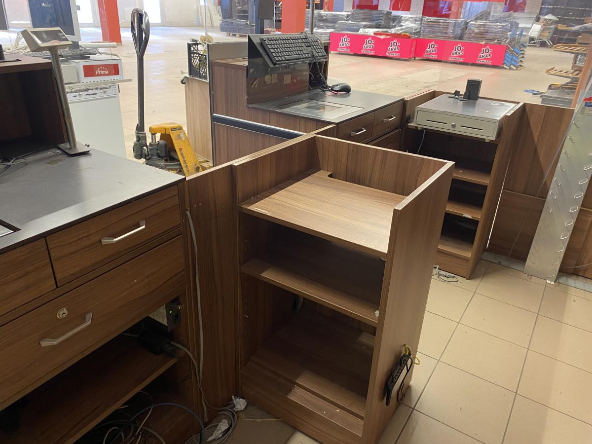 Dupla shopkassza – termékfotó felülnézet