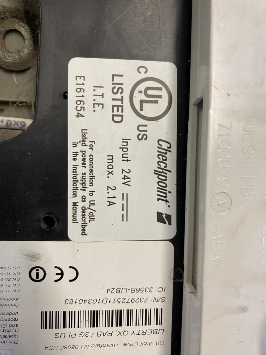 Áruvédelmi kapu Checkpoint Liberty QX – termékfotó felülnézet