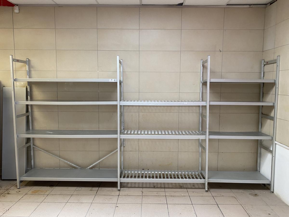 Moduláris hűtőkamrapolc – termékfotó elölnézet