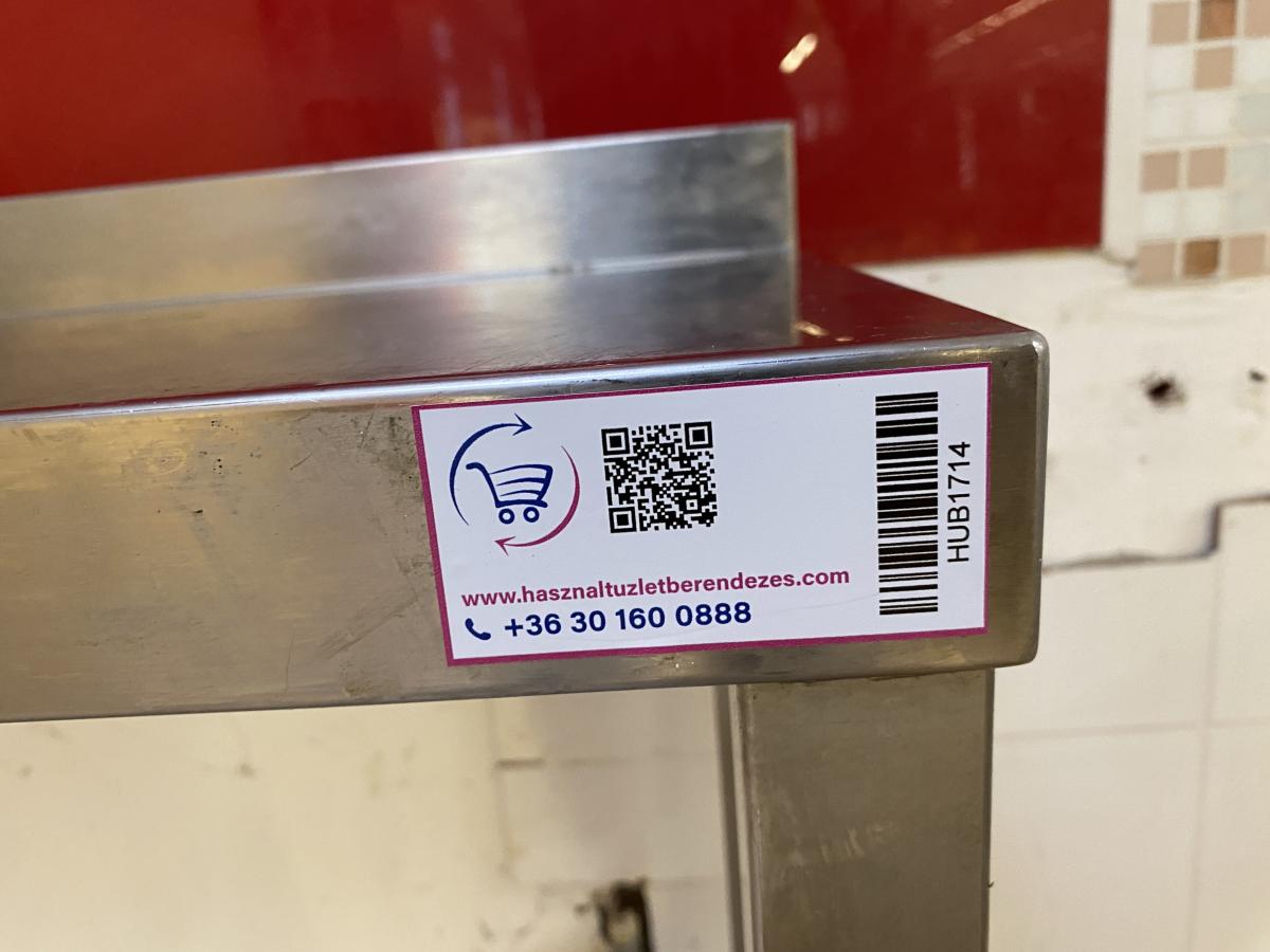 Rozsdamentes munkaasztal 110*35 – termékfotó bal oldalról