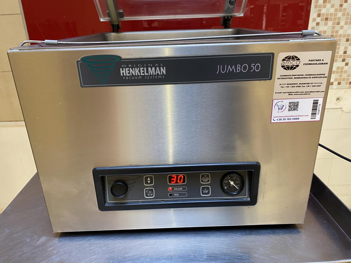 HENKELMAN JUMBO 50 vákuumgép – termékfotó elölnézet