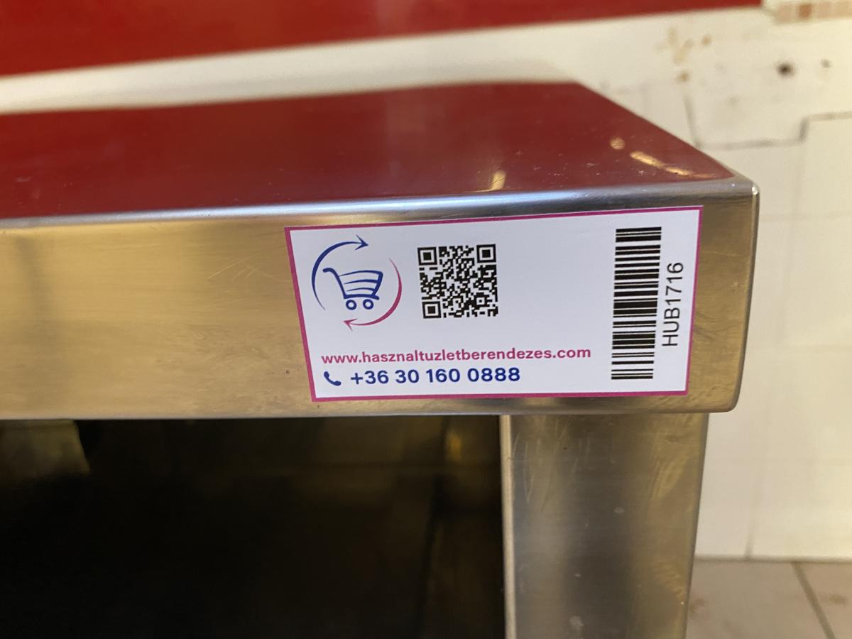 Rozsdamentes munkaasztal 60*70 – termékfotó elölnézet