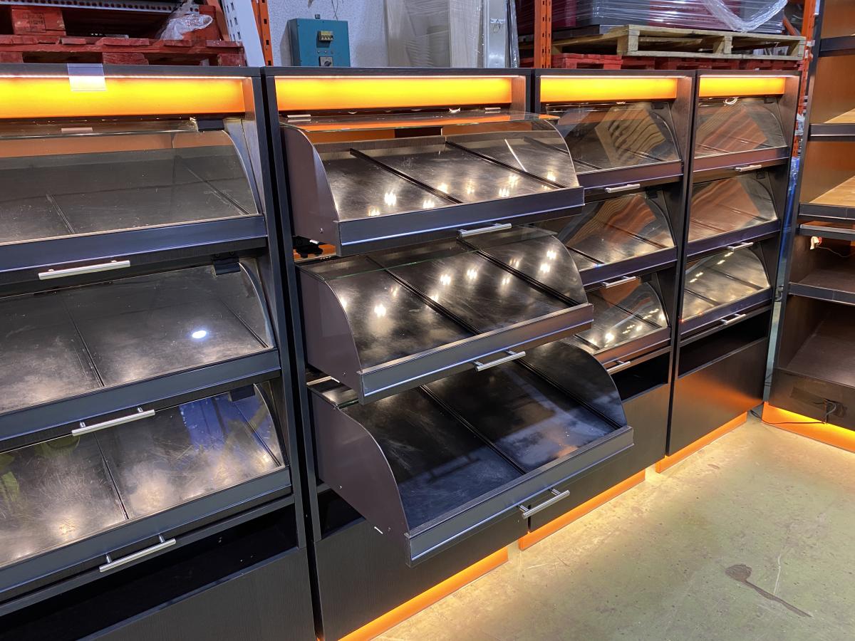 Önkiszolgáló kínáló, pékáru - finompékáru – termékfotó felülnézet