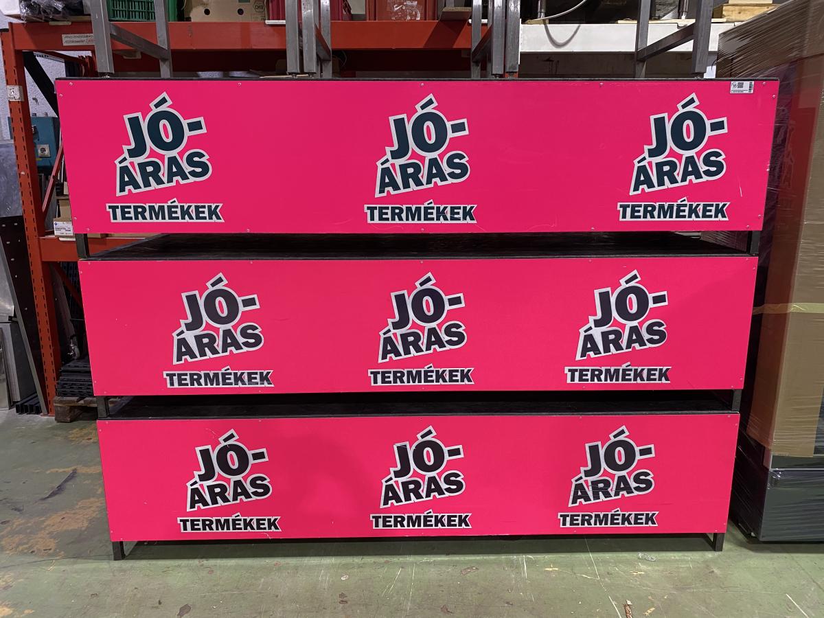 Akciós kihelyezés, sziget – termékfotó elölnézet